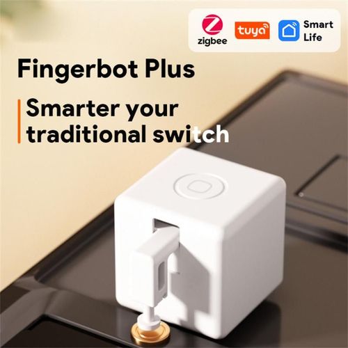 Robot  Doigt Intelligent Avec Dmarrage Chronomtr,Commande Vocale,Bouton Intelligent,Zigbee Fingerbot Plus,38g - Type Finger Robot