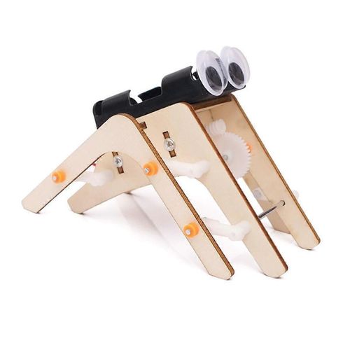 Robot araigne marchante en bois Bionic Spider Robot DIY Assembler Modle Science Technologie Kit d'Exprimentation