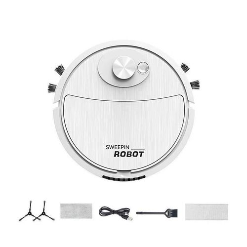 Robot Aspirateur 3 En 1 Nettoyage Complet Anti-Bactries Puissant Et Silencieux Blanc YONIS