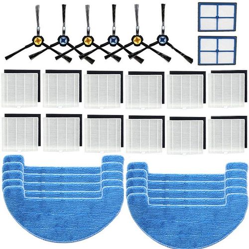 Robot aspirateur Hepa filtre Cte brosse vadrouille brosse princiPLe pour Ilife V8 V8S X750 A7 X800 X785 V80 pieces robotisees accessoires Type