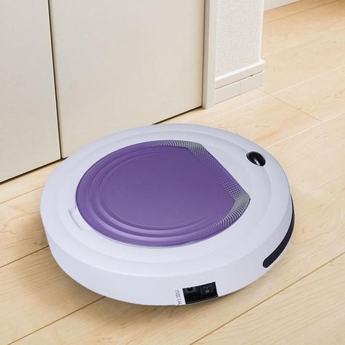 Robot Aspirateur Silencieux Avec Brosse Et Commande  Distance co-Friendly Violet 2 YONIS