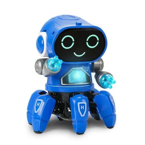 Robot dansant-bleu - Robot intelligent pour chien RC,  commande vocale, Programmable, cascadeur, chanson, chien, jouet lectronique interactif pour animaux de compagnie, pour garons et filles