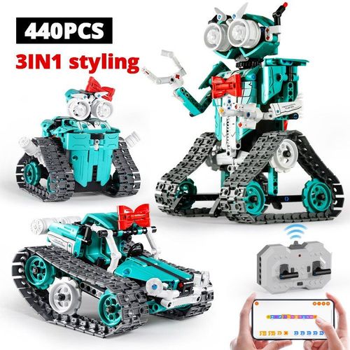Robot De Contrle  Distance, Programmation Intelligente Par Application Bluetooth, Peut Se Transformer En Bloc De Construction  Monter Soi-Mme, Modle D'Assemblage, Jouet Pour Enfants, Cadeau