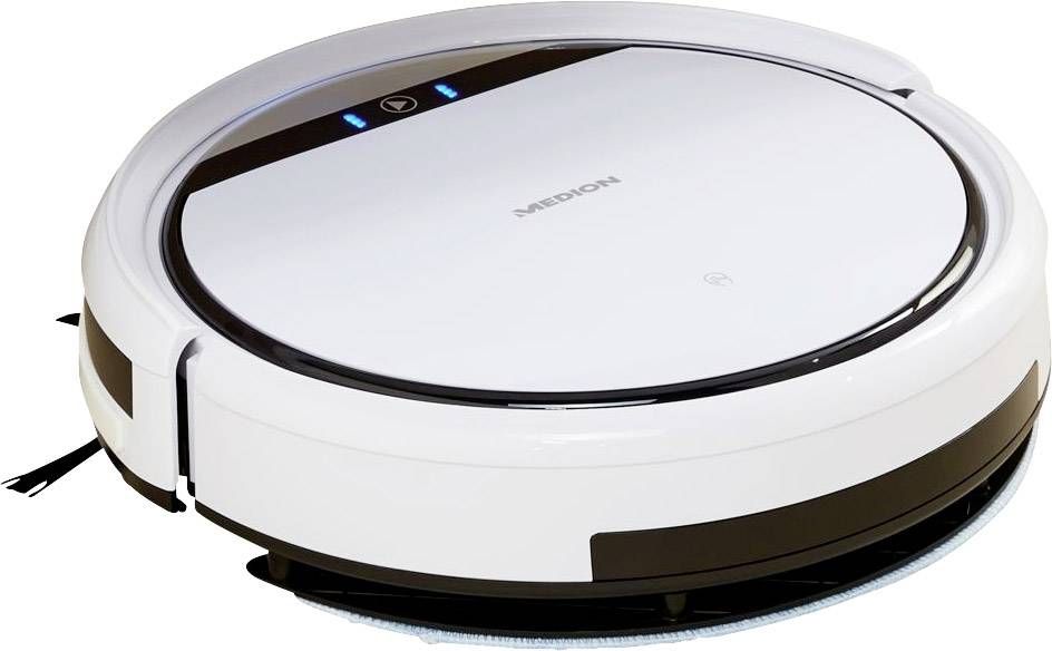Robot de nettoyage Medion MD 10064 MD 10064 blanc, noir 1 mur virtuel, commandable  distance