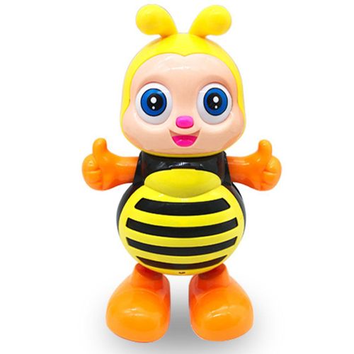 Robot lectrique En Forme D'abeille Qui Danse, Jouet lectronique Interactif, Lumire Clignotante, Chant Et Danse, Pour Animaux De Compagnie