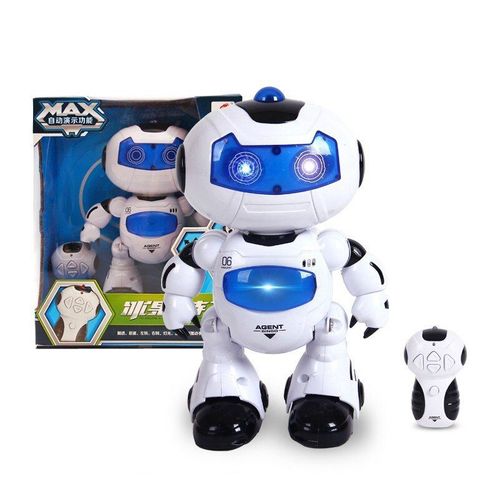 Robot lectronique Tlcommand, Lumire Et Musique, Modle De Marche, Robot Parlant Anglais, Jouet, Cadeau Pour Bb
