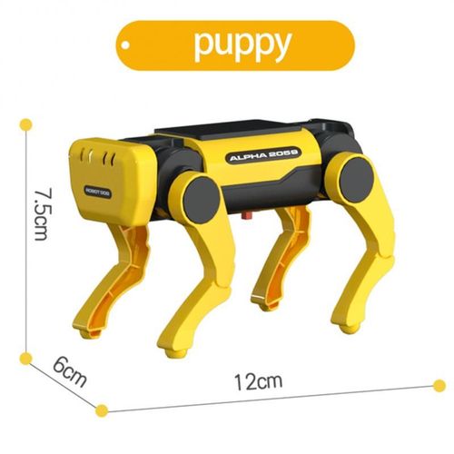 Robot Intelligent Bionique Quadrirotor Pour Chien, Jouet Mcanique  Tige Solaire, Assemblage ducatif, Puzzle Scientifique Et Technique, Montessori