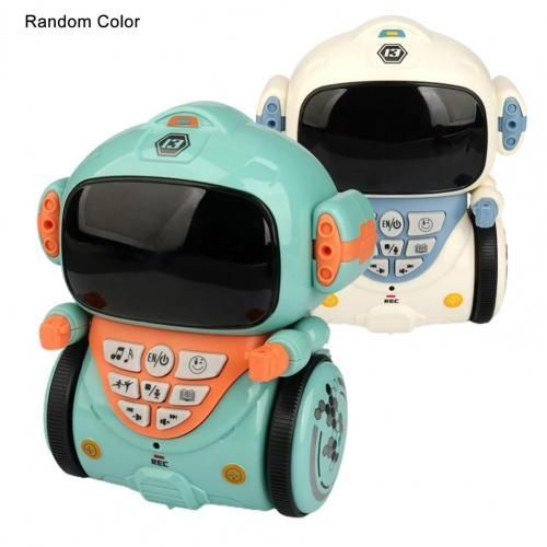 Robot Interactif Rotatif  360 Degrs, clairage, Apprendre  Parler, Voix Interactive Pour Filles