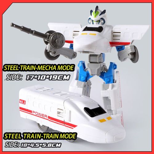 Robot Jouet  Dformation 20cm, Train  Grande Vitesse, 3 En 1 Guerrier En Mtal Vs Transformers