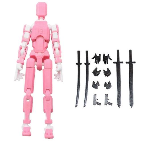 Robot mobile multi-articul Mannequin imprim en 3D Jouetslucky Modle PVC Robot d'activit du corps entier -E
