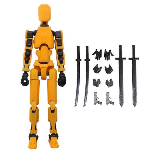 Robot mobile multi-articul Mannequin imprim en 3D Toyslucky PVC Modle Complet Corps Activit Robot -B