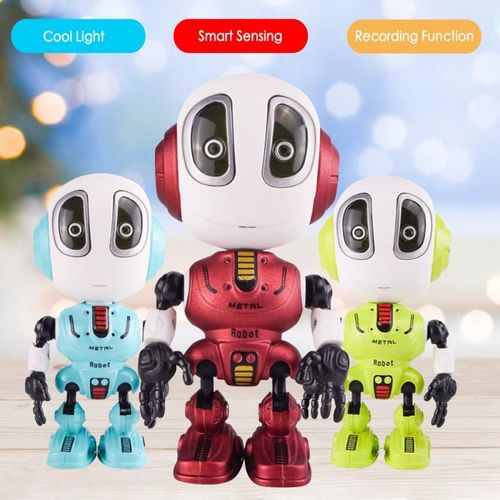 Robot Parlant Intelligent  Vapeur, Jouet lectronique Tactile En Alliage, Lumire Sonore Amovible, Robot Tactile Led, Jouet Pour Enfants, Meilleur Cadeau