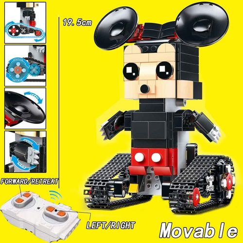 Robot Rc Tlcommand High-Tech Classique, 2.4ghz Avec Bote  Moteur, Blocs De Construction En Briques, Jouets Cratifs Pour Enfants, 408 Pices