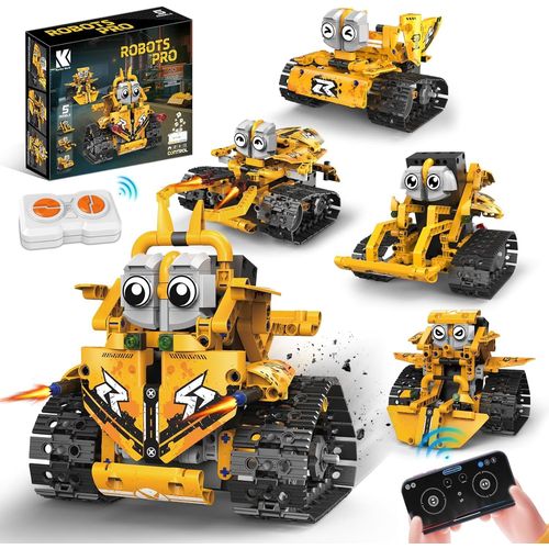 Robot Technique Pour Enfants 5 En 1 Jouet De Construction Avec App Programmable & Tlcommande,Jouet Rc Pour Enfants De 12+ Ans Garons Filles(269+Pcs)