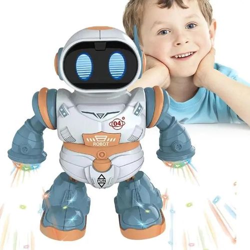 Robot Toy | Battery Powered Robot Toy with Sound | Electric Robot Toys for Kids Dancing and Walking Robot for Age 3 + Smart Robo