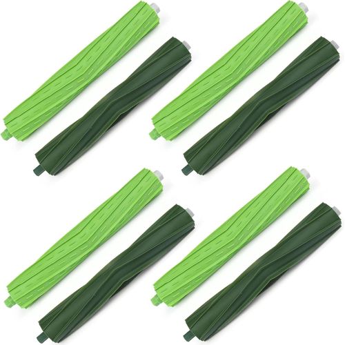 Robot Vacuum Cleaner Accessory Kits, 8 Pieces Robotic Vacuum Cleaner Roller Rubber Brush Brush Pour I7 I7+ I3 I3+ I4 I4+ I6 I6+ I8 I8+ E5 E6 E7 J7 J7+[H1523]
