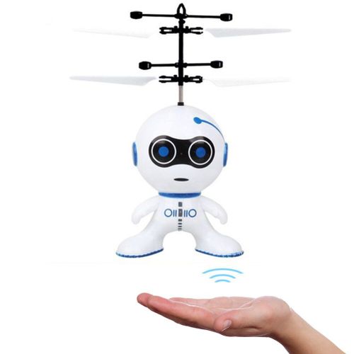 Robot Volant lectrique Tlcommand  Infrarouge, Avion  Dtection De Gestes, Hlicoptre, Commande  Main, Jouet Amusant