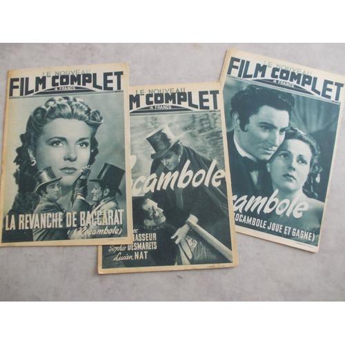 Rocambole Pierre Brasseur Le Film Complet 3 Numeros/1947