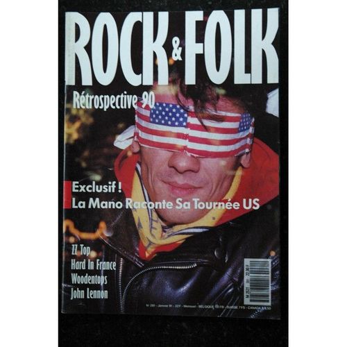 Rock & Folk 281 La Mano Zz Top Hard In France Woodentops John Lennon