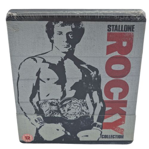Rocky -Collection Complte Blu-Ray Steelbook Exclusif Zavvi 6 Films Stallone B
