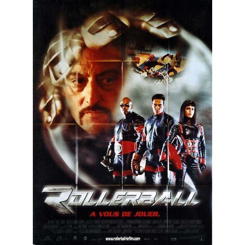 Rollerball - Vritable Affiche De Cinma Plie - Format 120x160 Cm - De John Mctiernan Avec Chris Klein, Jean Reno, Ll Cool J, Naveen Andrews, Rebecca Romijn, Eugene Lipinski - 2001