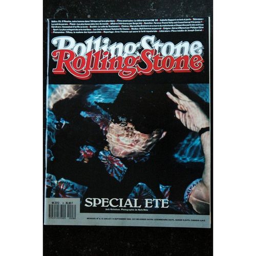 Rolling Stone 008 N 8 Jack Nicholson Isabelle Huppert Maruschka Detmers Depardieu Joseph Conrad