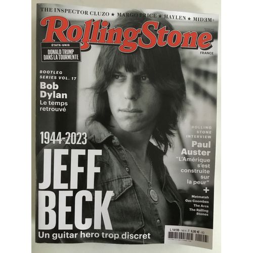 Rolling Stone 149 Jeff Beck Bob Dylan Paul Auster Haylen Jean Smart Sticky Fingers Session Margo Price