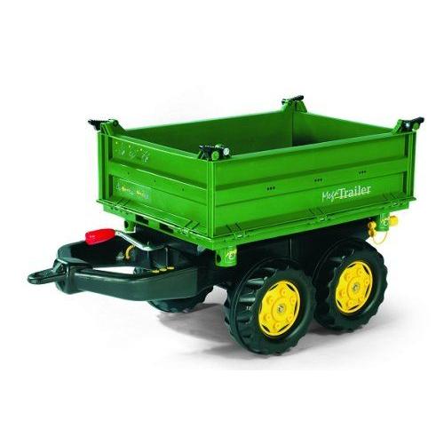 Rolly Toys - 12 200 4 - Remorque - Rollymega Trailer - Double Essieux