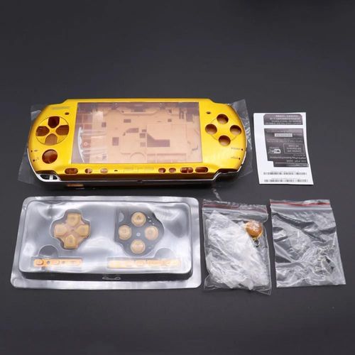 Rose - Coque De Remplacement Transparente Pour Console De Jeu Psp3000 Psp 3000, Botier Complet Avec Kit De Boutons