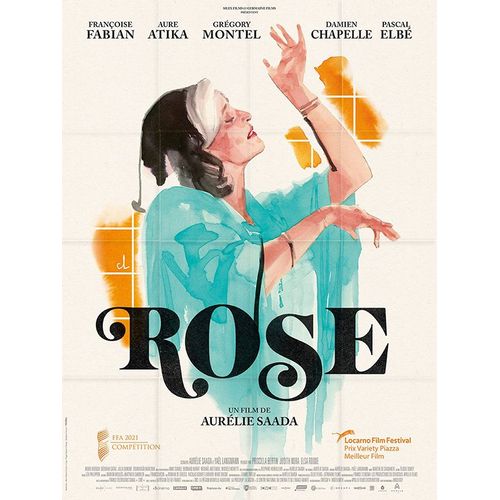 Rose - Vritable Affiche De Cinma Plie - Format 120x160 Cm - De Aurlie Saada Avec Franoise Fabian, Aure Atika, Grgory Montel - 2021