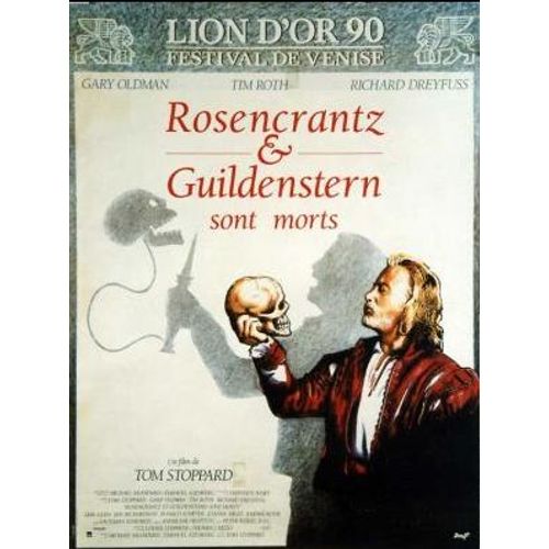 Rosencrantz Et Guildenstern Sont Morts (Rosencrantz And Guildenstern Are Dead) - Vritable Affiche De Cinma Plie - Format 60x80 Cm -De Tom Stoppard Avec Gary Oldman, Tim Roth, Richard Dreyfuss- 1990