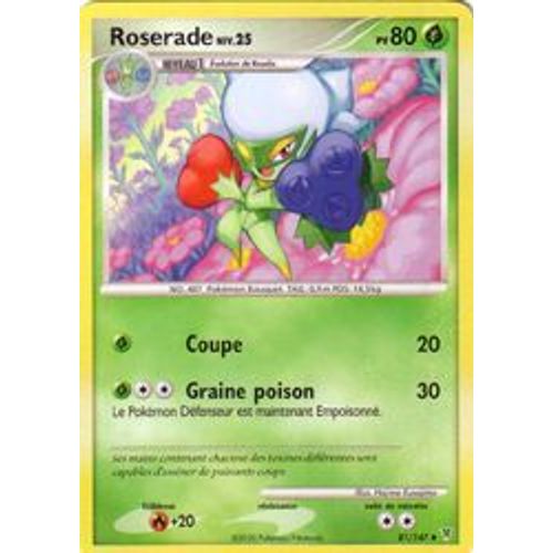 Roserade Niv 25 Pv 80