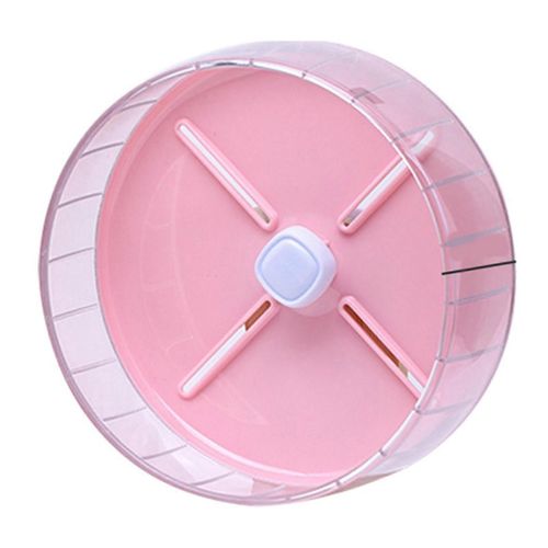 Roue De Course DExercice De Hamster Jouets Silencieux De Roue De Hamster Pour Petits Animaux De Compagnie Cage De Hamster 20 Cm / 7,9 Pouces Rose