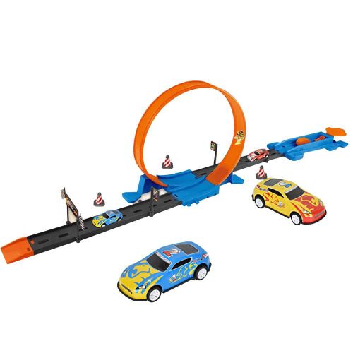 Roues De Voiture De Cascadeur, Modle De Jouets Pour Enfants, Piste De Course, Kits De Rails Assembls  Monter Soi-Mme, Jouet Interactif Pour Garons, Cadeau Pour La Famille