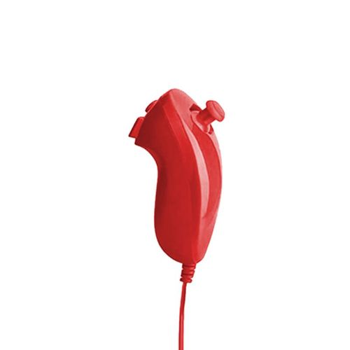 Rouge 1 - Manette De Jeu  Distance Sans Fil Avec Motion Plus Intgr, Manette De Jeu Pour Nintendo Wii Dahchuck, Manette De Jeu  Distance Pour Nintendo Wii
