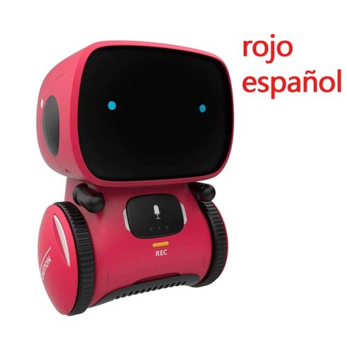 Rouge-Espagnol - Robot intelligent pour chien RC,  commande vocale, Programmable, cascadeur, chanson, chien, jouet lectronique interactif pour animaux de compagnie, pour garons et filles