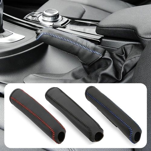 Rouge - Juste De Levier De Vitesse Et De Frein  Main En Cuir Pour Mini Cooper, Couvercle De Levier De Vitesse, F54, F55, F56, F57, F60, R50, R52, R53, R55, R60, R5