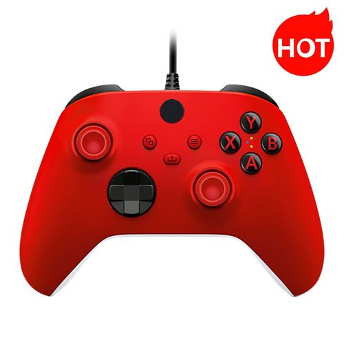 Rouge - Manette De Jeu Filaire Pour Xbox Series X S, Manette Xbox One, Manette De Jeu, Console De Jeu, Pc Windows, Contrle Xbox One, Poigne
