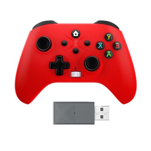 Rouge - Manette Sans Fil Pour Xbox One Series S/ X, 2.4g, Support Pc, Windows, Ajout Turbo Prdire, Vibration 6 Axes, Commandes, Livraison Gratuite