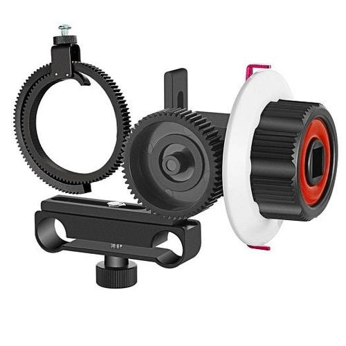 rouge noir - systme de fabrication de Film, avec anneau d'engrenage, tige de 15mm, pour Canon et autres camscopes vido DSLR