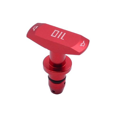 Rouge Poigne De Traction Universelle Pour Huile De Moteur De Voiture, 1 Pice, Billette En Aluminium, Remplacement Automatique, Modification De Dcoration 