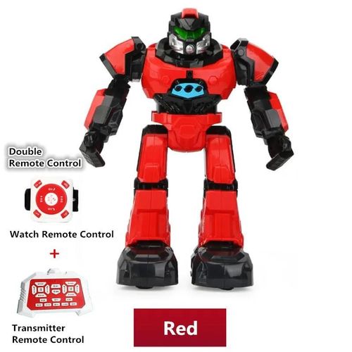 Rouge - Robot Intelligent  tlcommande, modle RC interactif Parent enfant, montre jouet, programmation'induction de geste, double contrle