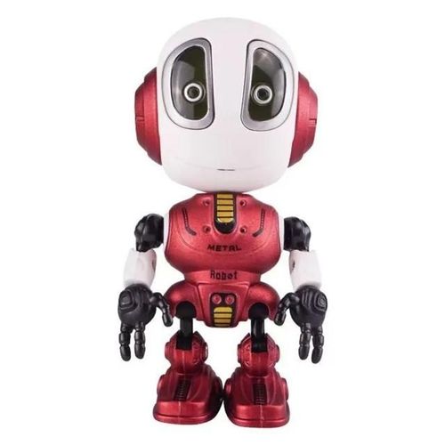Rouge - Robot parlant intelligent  dtection tactile, jouet en alliage avec lumires LED tactiles, cadeau pour enfants, rouge, vert, bleu, jouets pour garons
