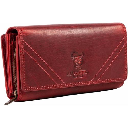 Rouge Rouge Rouge Xxl Portefeuille Femme Long Grand Format En Cuir Vritable | Avec Blocage Rfid Certifi Tv Et Bote Cadeau |