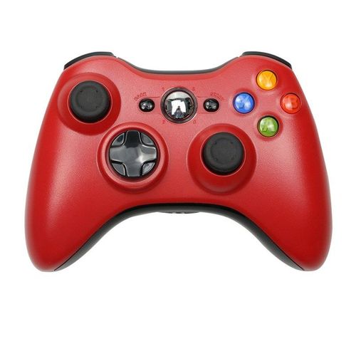 Rouge Sans Fil - 2.4g Wireless Controller For Microsoft Xbox 360 Gamepad With Pc Wireless Receiver Remote Controle For Xbox 360 Game Joystick