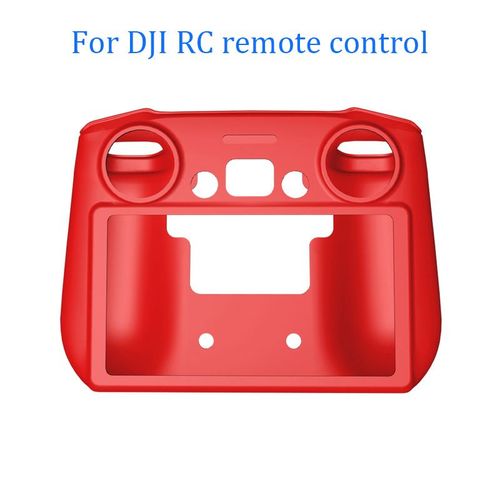 Rouge - Silicone Protective Cover For Dji Mini 3 Pro Rc Dust Proof Remote Controller Scratch Proof Drone Accessories