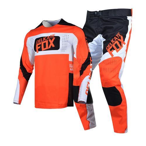 Rouge Taille Jersey Pantalon Xxl 38 Ensemble D'quipement De Course Pour Motocross Pour Hommes, Maillot De Course En Renard, Combinaison Pour Adultes, Combo,