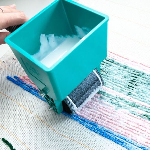 Rouleau De Colle Portable Avec Support, Applicateur De Colle, Poussoir  La Main, Efficace, Facile  Utiliser, Vente En Gros