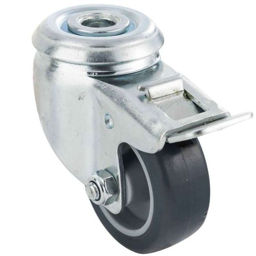 Roulette 5cm  Oeillet Alsage 11mm Avec Frein