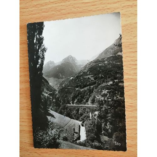Route De Luz  Gavarnie - Le Pont De St Sauveur - Carte Postale Ancienne